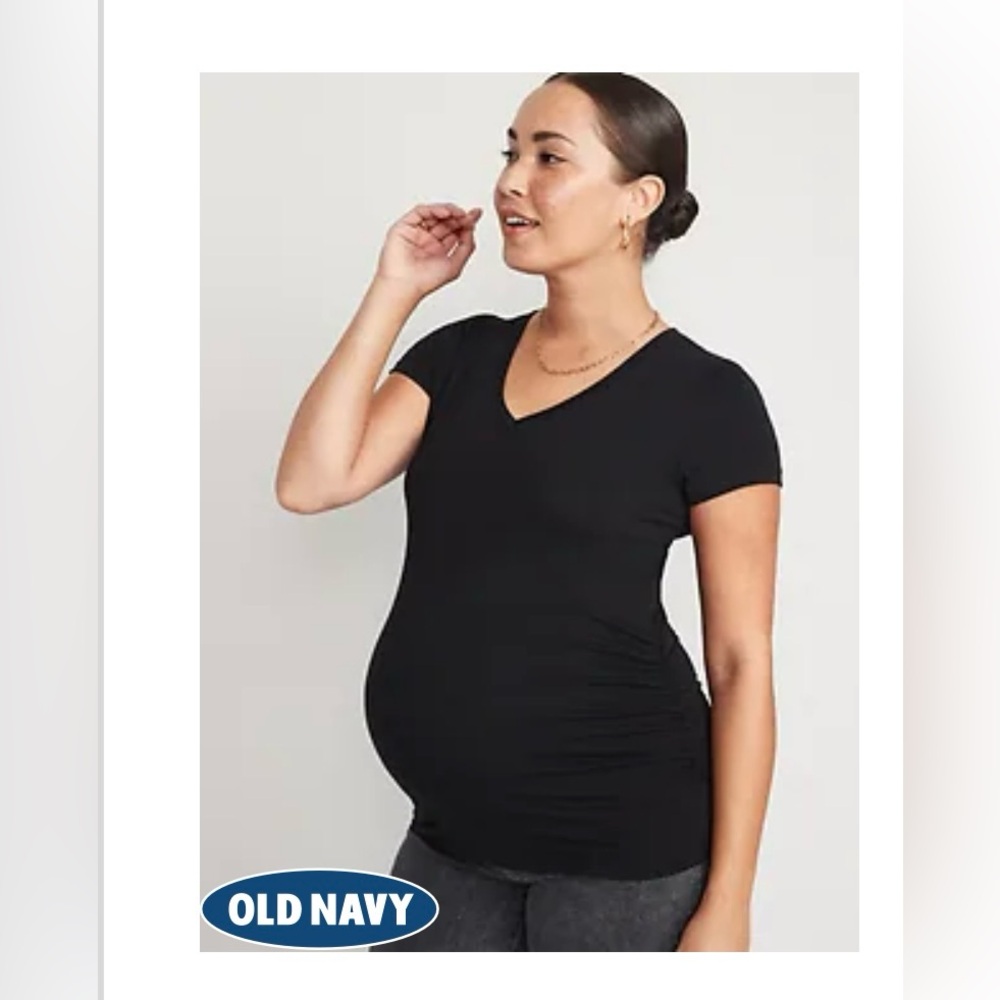 Maternity V Neck T shirt